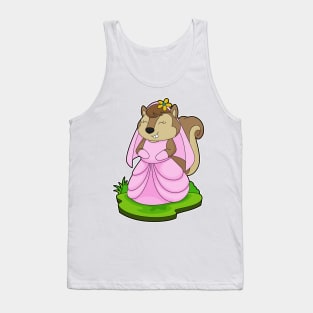 Squirrel Bride Flower Wedding Tank Top